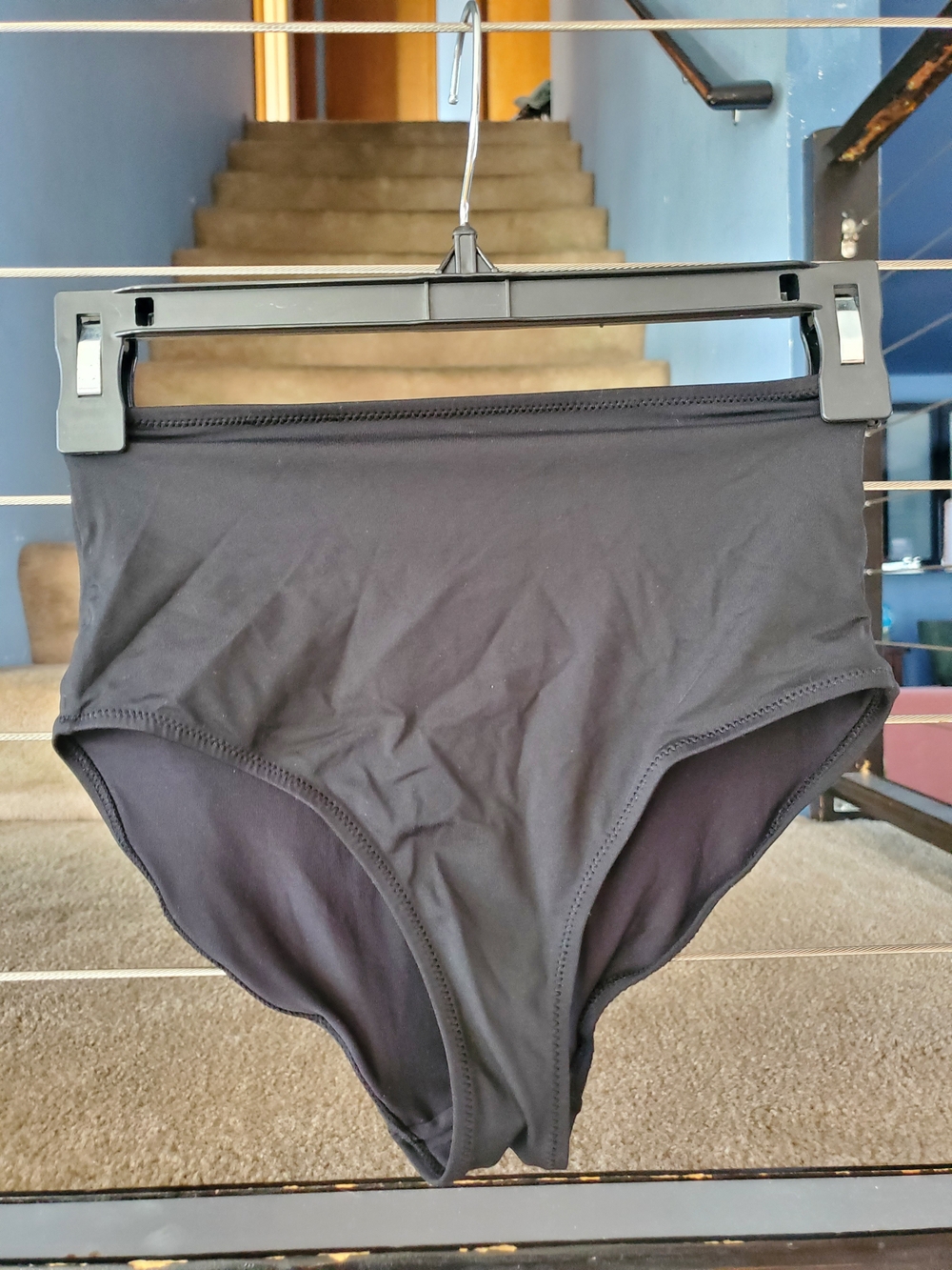 H&M Black High Waisted Bikini Bottoms